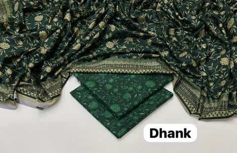 “Women’s Winter Dhanak 3-Piece Suit – Allover Printed Shirt, Trouser & Dupatta | Pakistani Winter Collection 2025” “Limited Stock Available – Don’t Miss Out!”